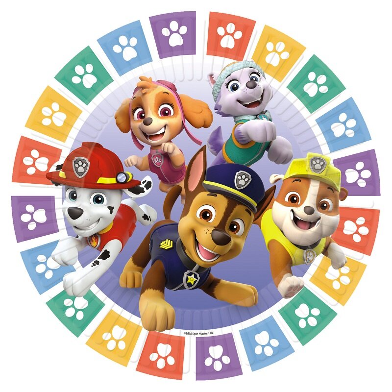 Paw Patrol Party - Teller 8er-Pack