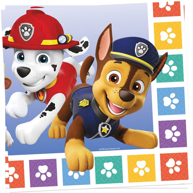 Paw Patrol Party - Servietten 16er-Pack