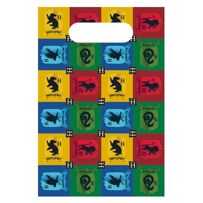 Harry Potter Häuser - Geschenktüten aus Papier 8er-Pack