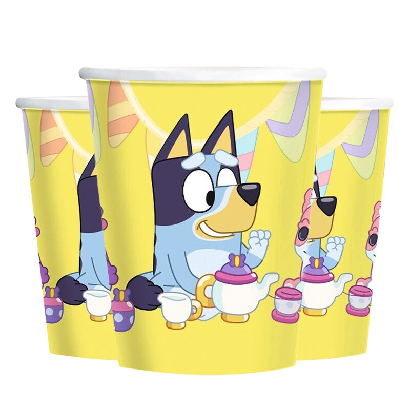 Bluey - Pappbecher 8er-Pack