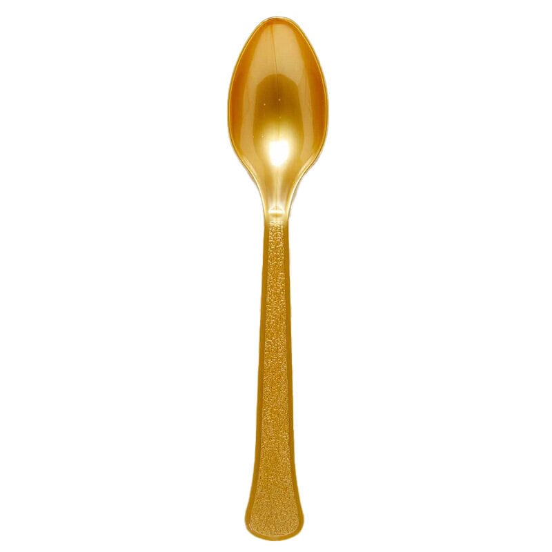Plastiklöffel Gold 24er-Pack
