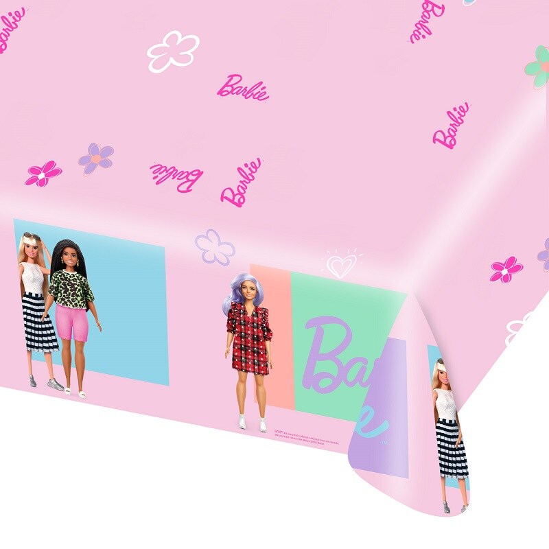Barbie Sweet Life - Tischdecke aus Papier 120 x 180 cm