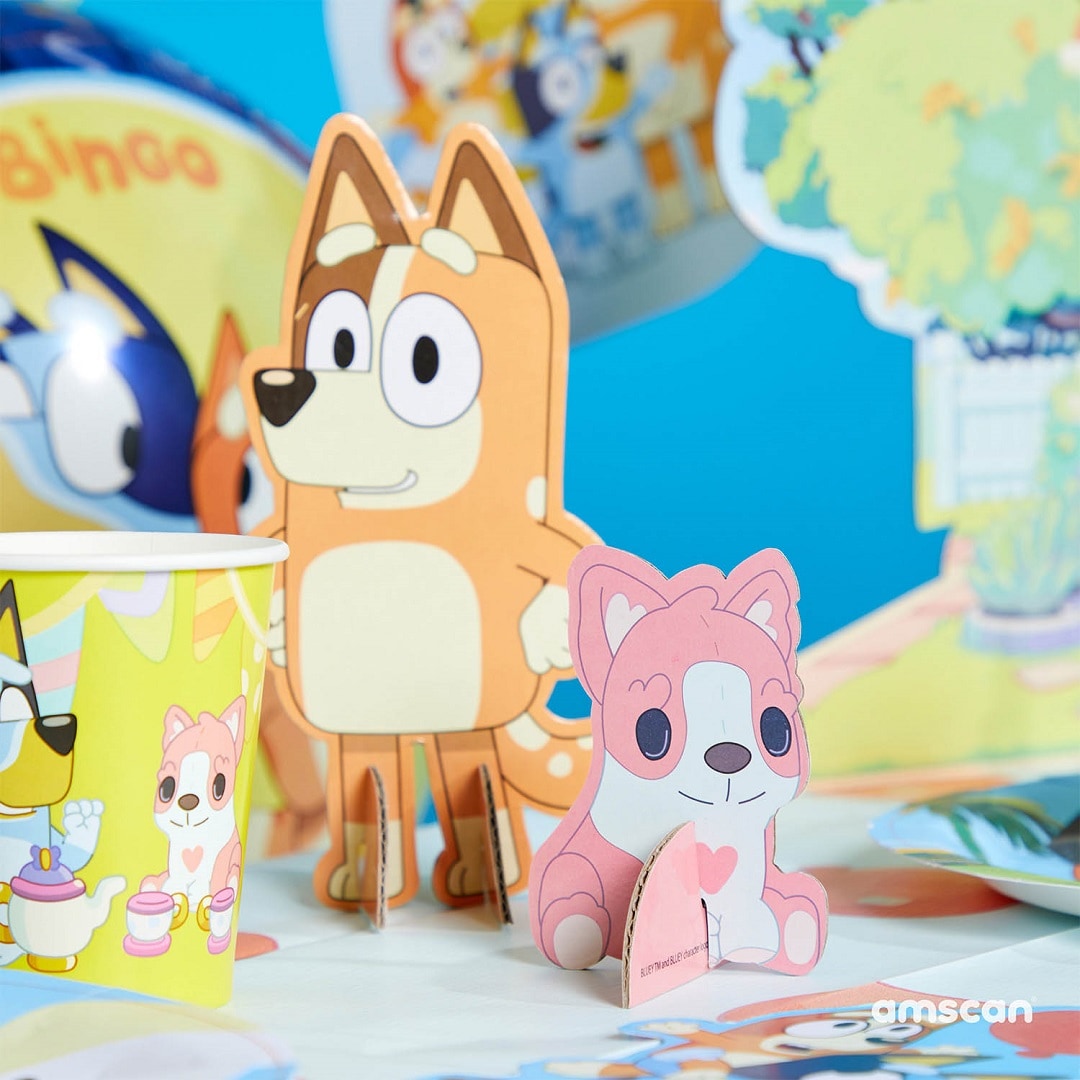 Bluey - Tischdekorationen aus Pappe 7er-Pack