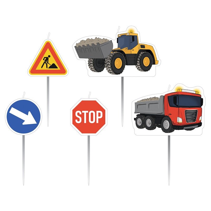 Construction - Kerzen 5er-Pack