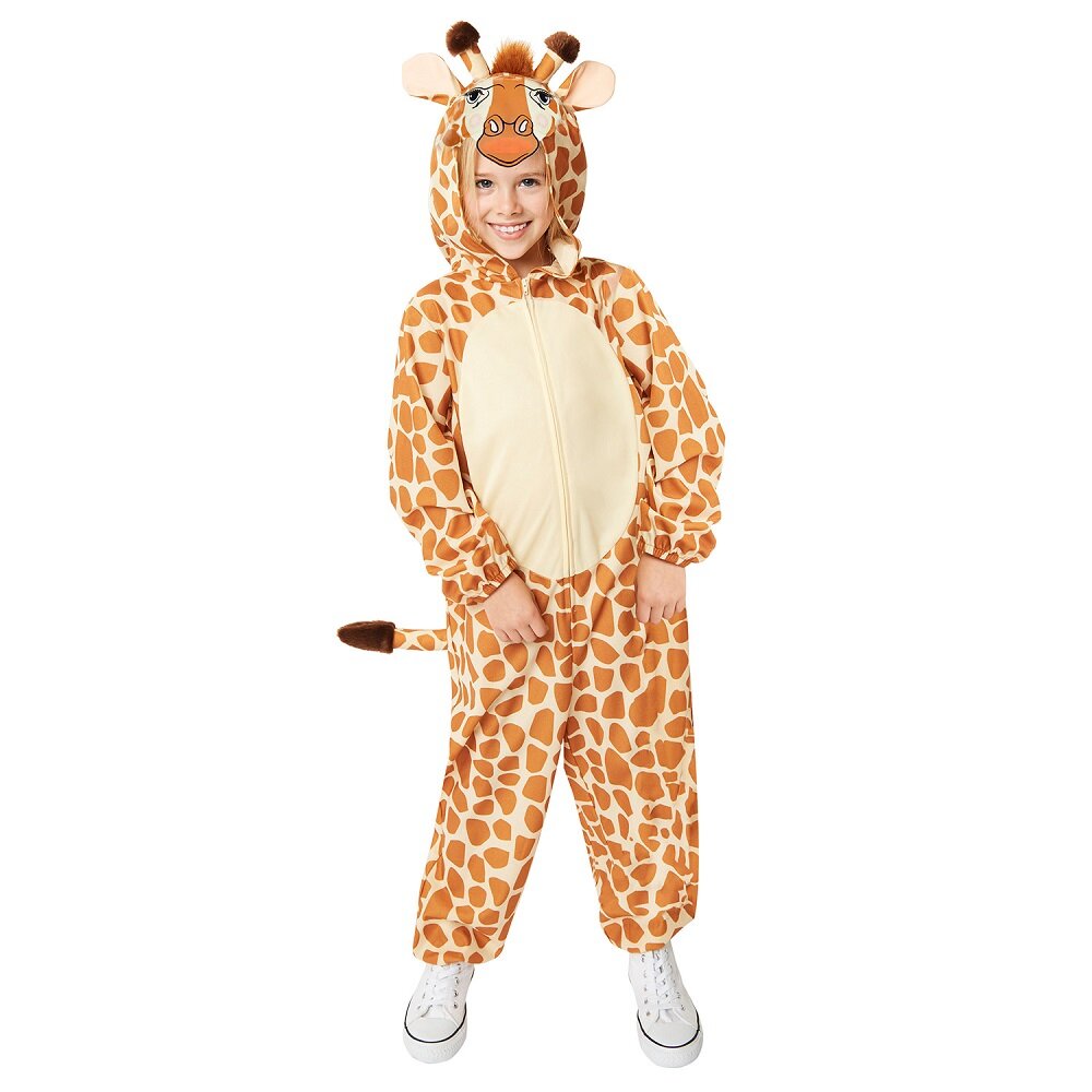 Giraffe Onepiece Kinderkostüm 4-6 Jahre (104-116 cm)
