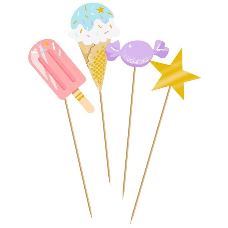 Crazy Cake - Cupcake Topper 8er-Pack