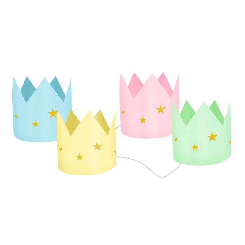 Crazy Cake - Partyhüte 8er-Pack