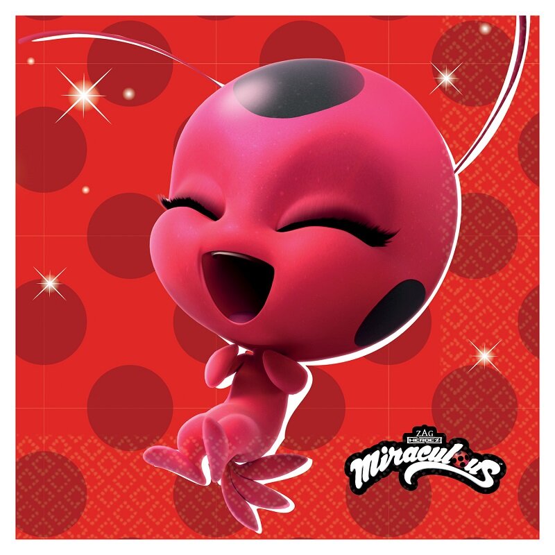 Miraculous Ladybug - Servietten 16er-Pack