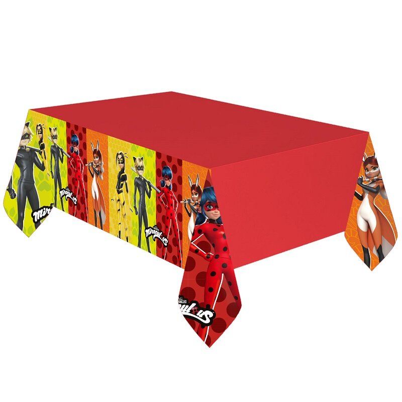 Miraculous Ladybug - Tischdecke aus Papier 120 x 180 cm