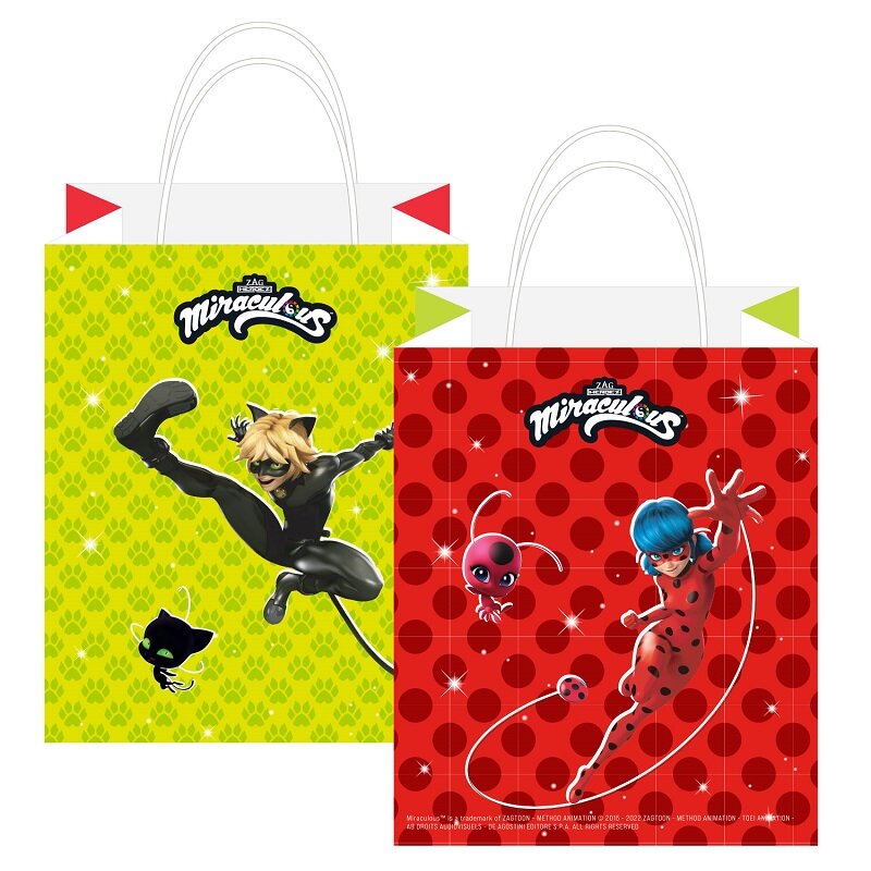 Miraculous Ladybug - Geschenktüten aus Papier 8er-Pack