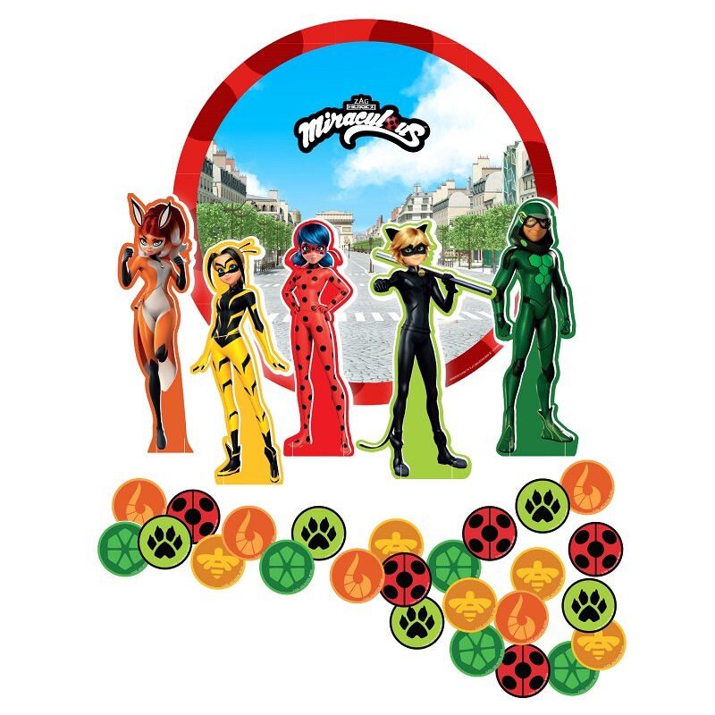 Miraculous Ladybug - Tischdekoration 6er-Pack