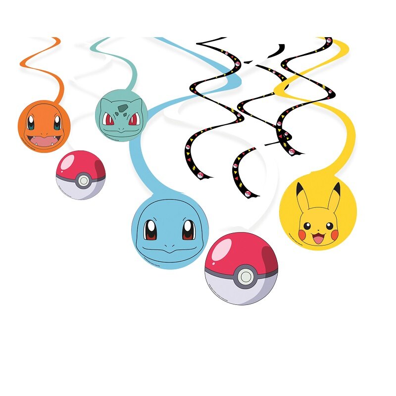 Pokémon - Hängedeko 6er-Pack
