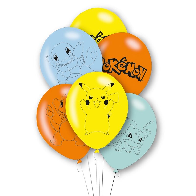 Pokémon - Luftballons 6er-Pack