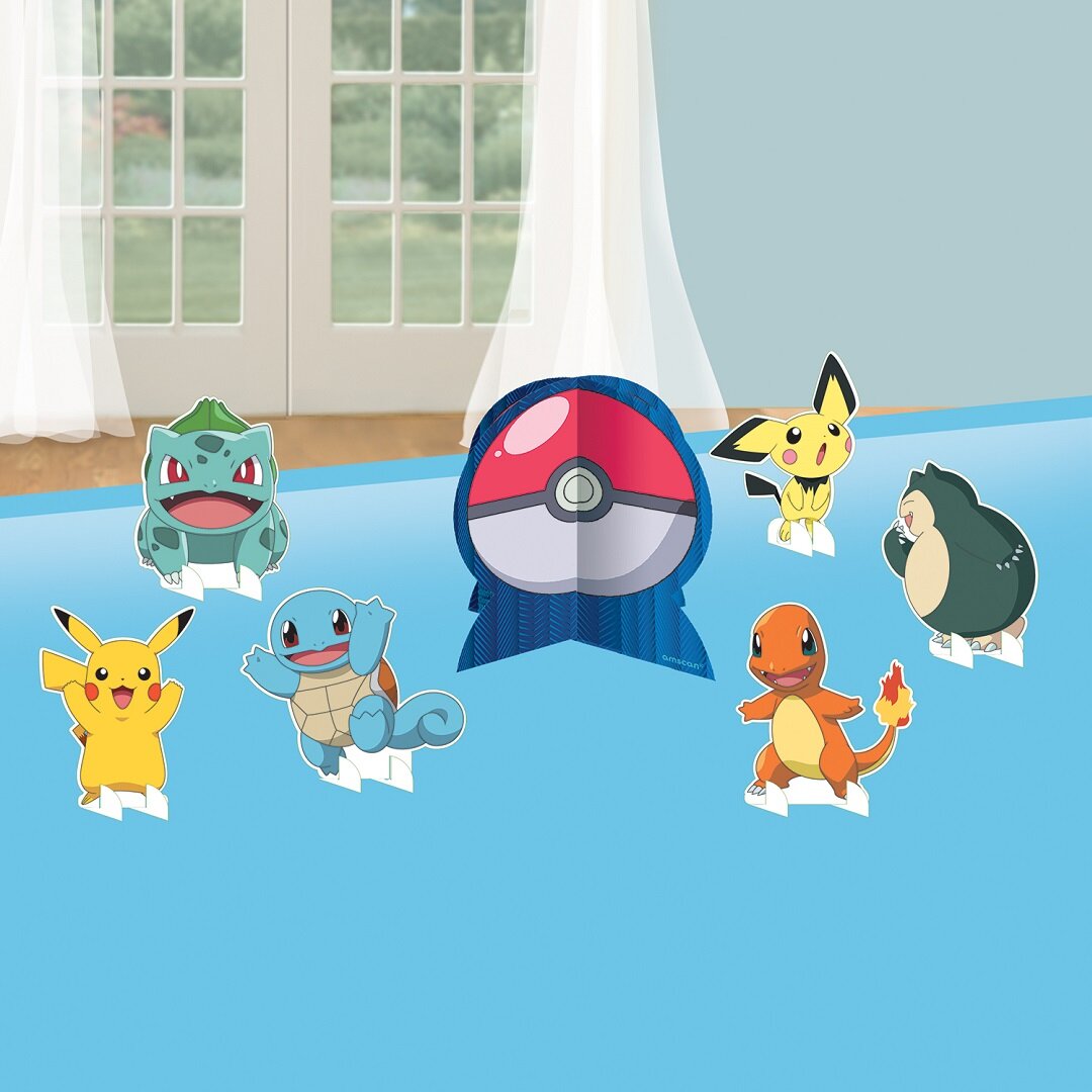 Pokémon - Tischdekorationen 7er-Pack