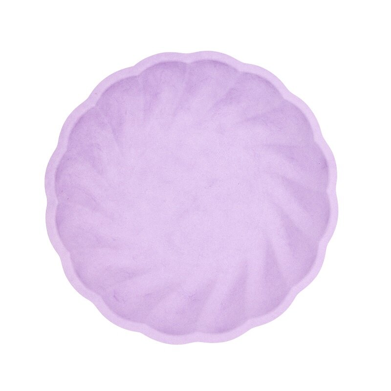 Deko-Teller Premium 23 cm Lila 6er-Pack
