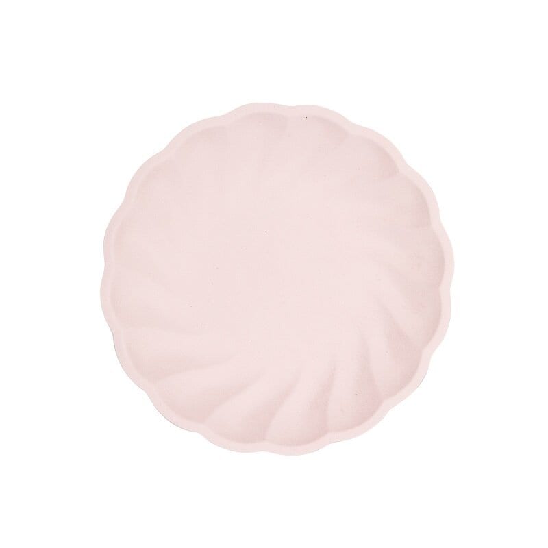 Deko-Teller Premium 18 cm Rosa 6er-Pack