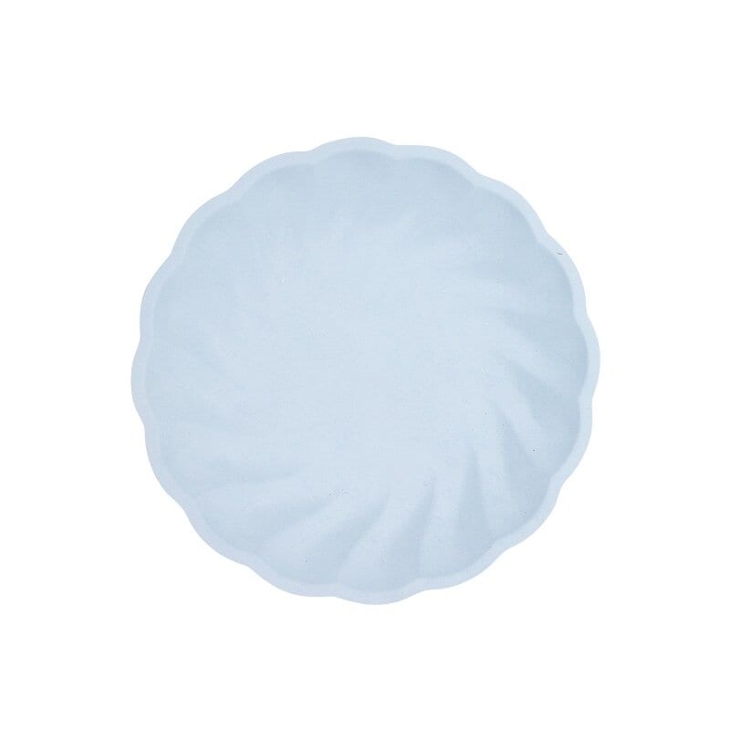 Deko-Teller Premium 18 cm Blau 6er-Pack
