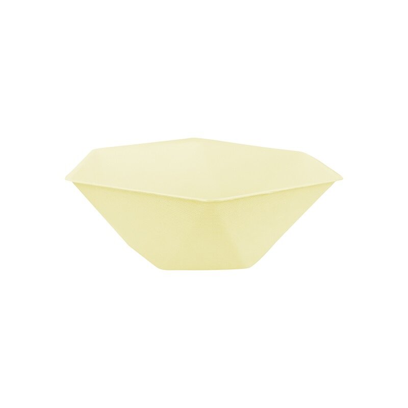 Deko-Schalen Premium Hexagon 16 cm Gelb 6er-Pack
