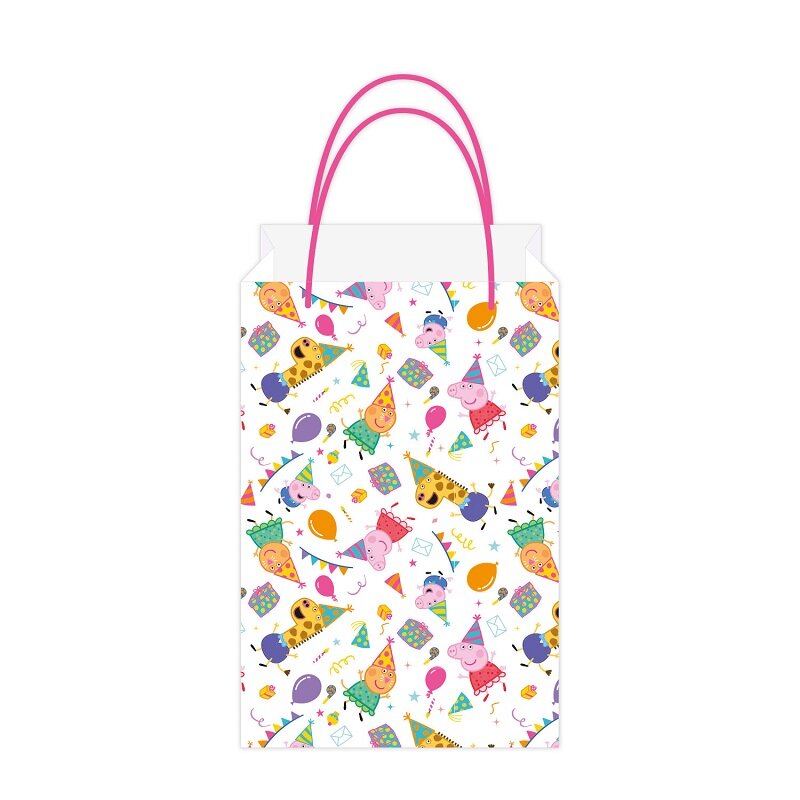 Peppa Wutz Geburtstag - Geschenktüten aus Papier 8er-Pack