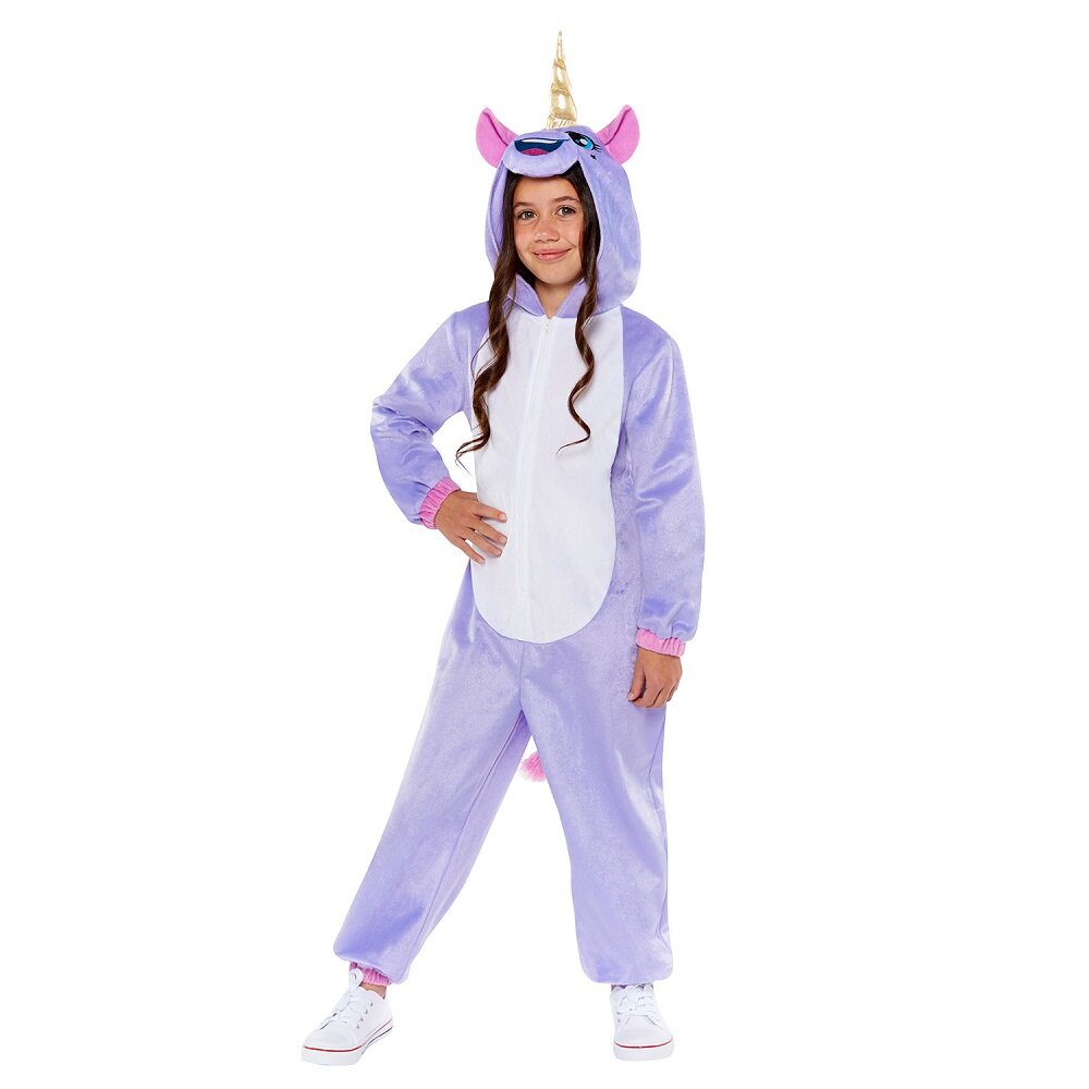 Einhorn Onepiece Kinderkostüm 4-6 Jahre (104-116 cm)
