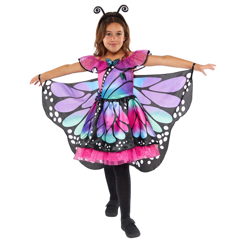 Schmetterling Kinderkostüm 3-4 Jahre (98-104 cm)
