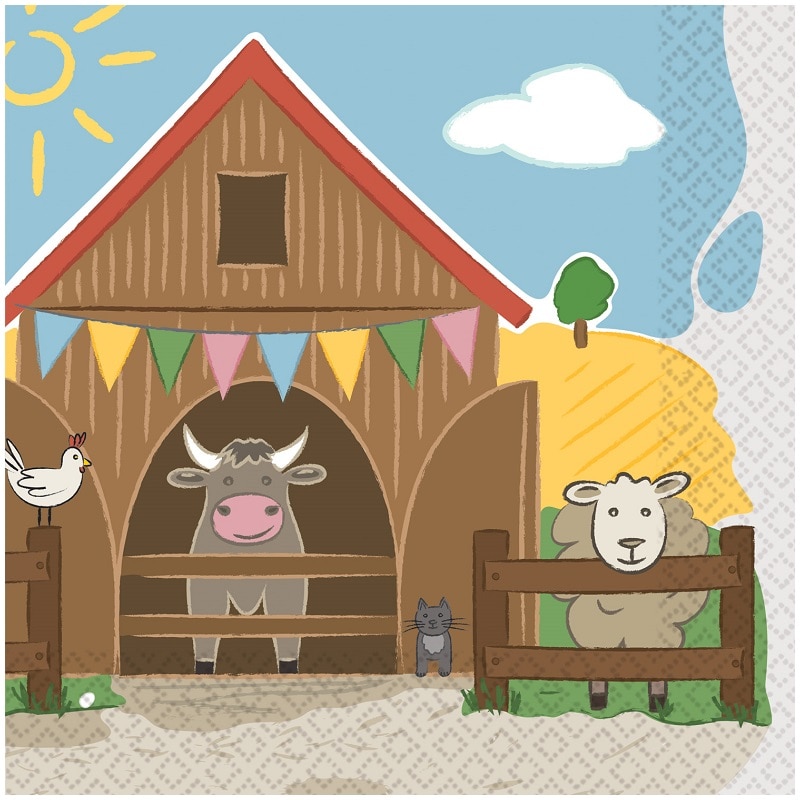 Bauernhaus - Servietten 16er-Pack