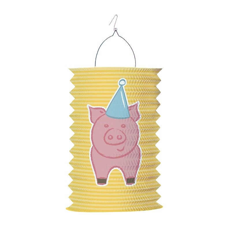 Bauernhof - Laterne Schwein 28 cm