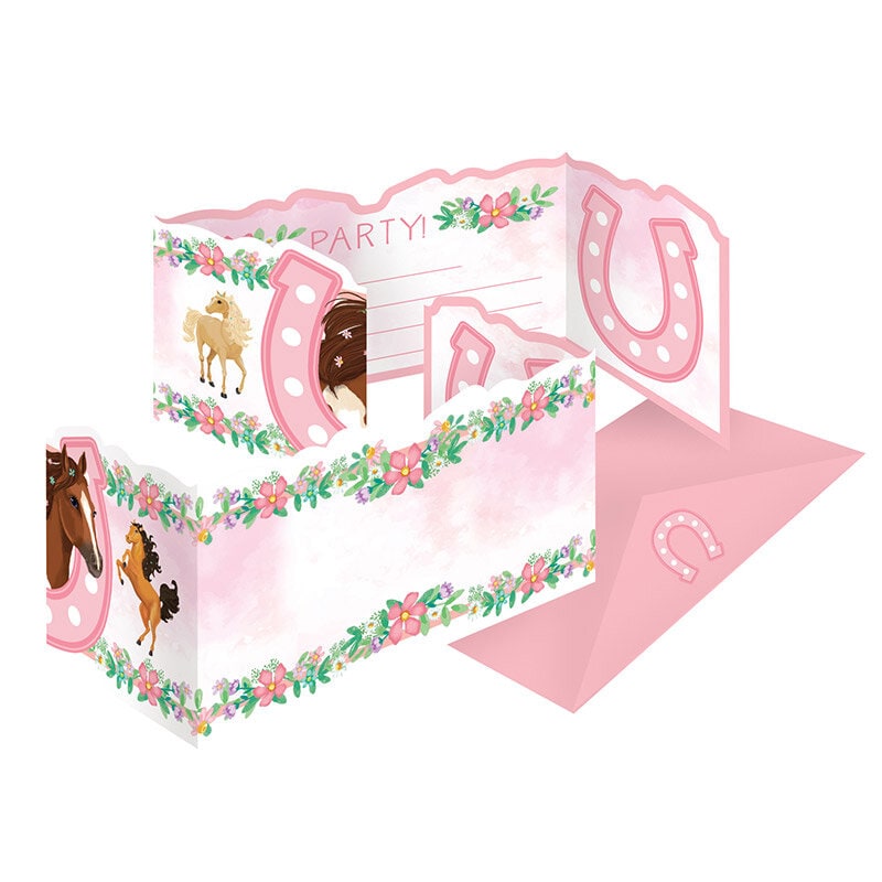 Beautiful Horses - Einladungskarten 8er-Pack