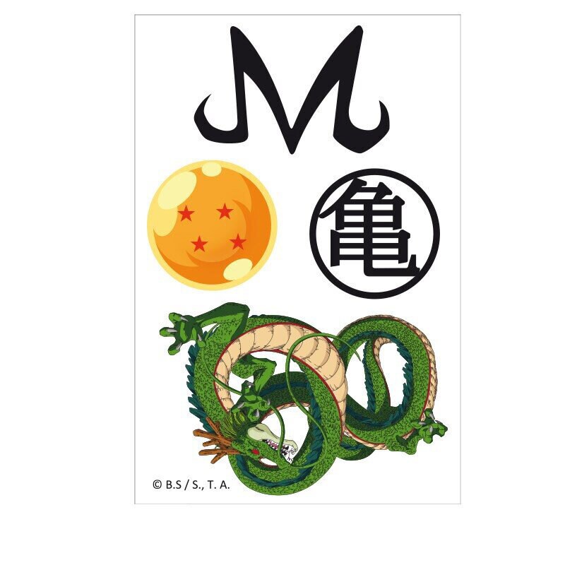 Dragon Ball - Tattoos 4er-Pack