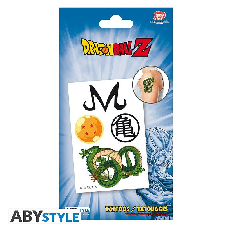 Dragon Ball - Tattoos 4er Pack