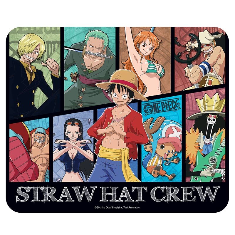 One Piece - Mauspad Straw Hat Crew 19 x 23 cm