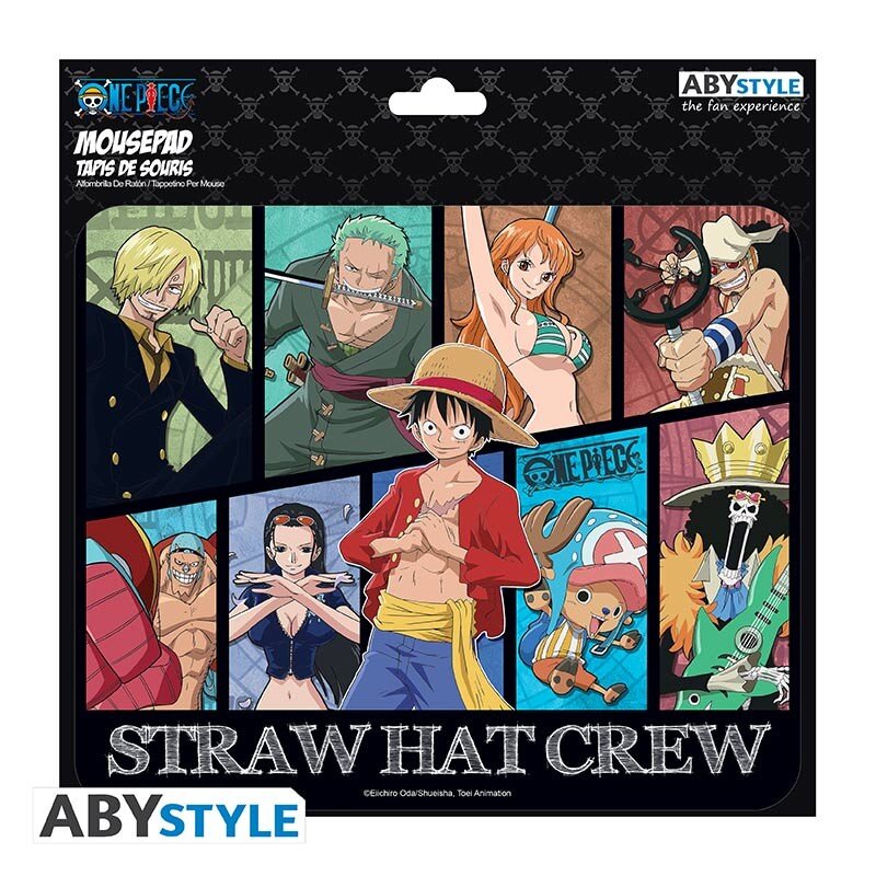 One Piece - Mauspad Straw Hat Crew 19 x 23 cm