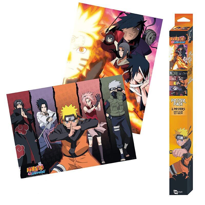 Poster - Naruto Shippuden Groups 2er-Pack