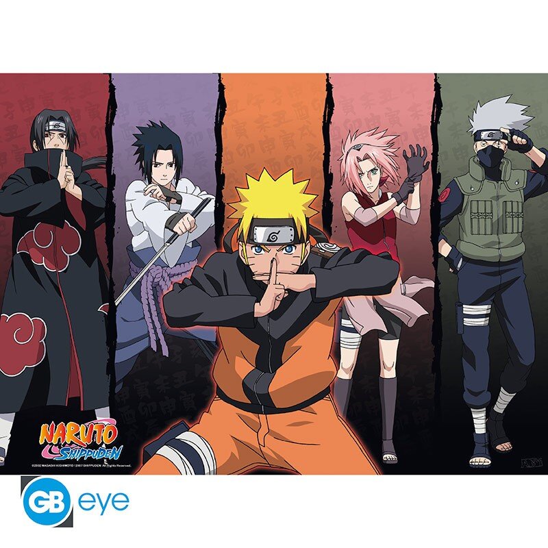 Poster - Naruto Shippuden Groups 2er Pack