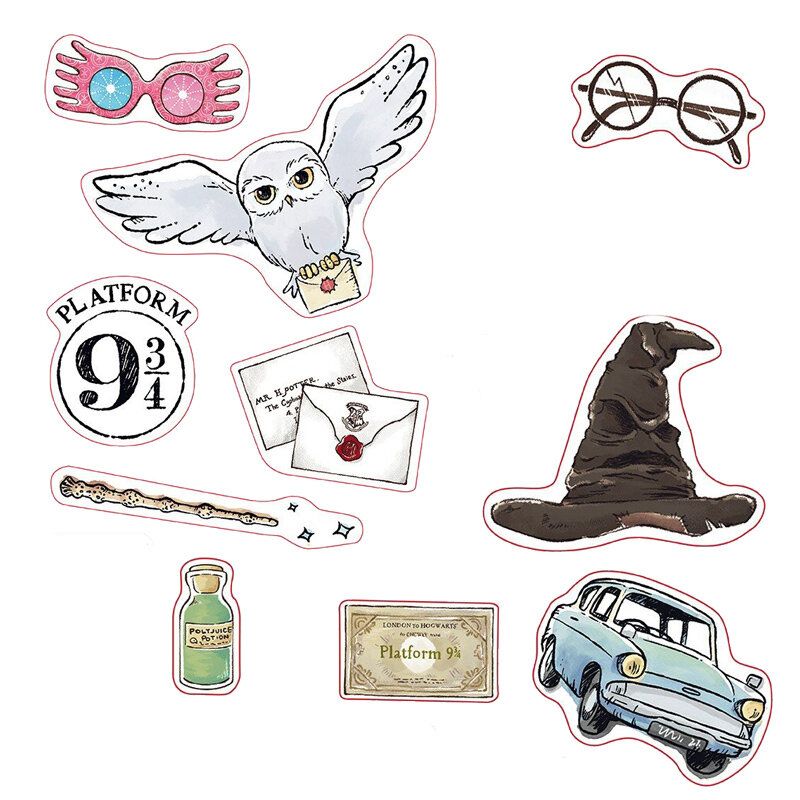 Harry Potter - Sticker Magische Objekte 10er Pack