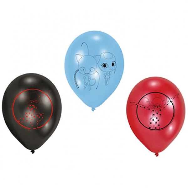 Miraculous Ladybug - Luftballons 6er-Pack