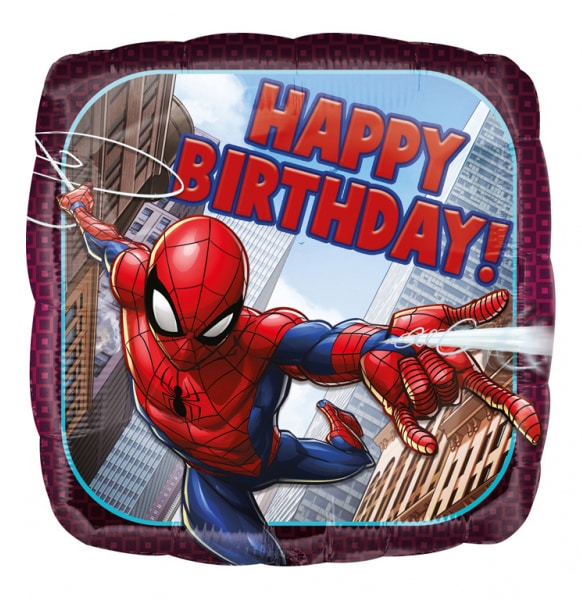Spiderman - Folienballon Happy Birthday