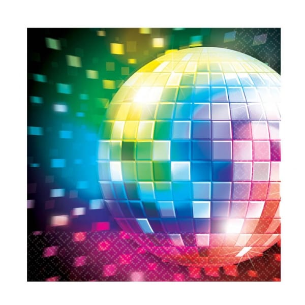 Disco - Servietten 16er-Pack