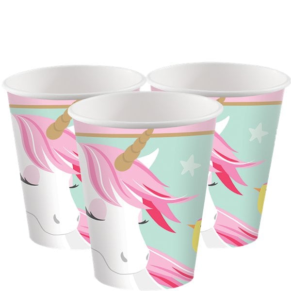 Magical Unicorn - Pappbecher 8er-Pack