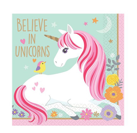 Magical Unicorn - Servietten 16er-Pack