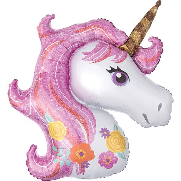 Magical Unicorn - Folienballon Einhornkopf 83 cm