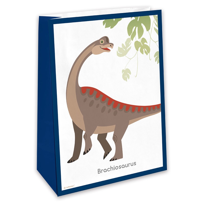 Happy Dinosaur - Geschenktüten aus Papier 4er-Pack