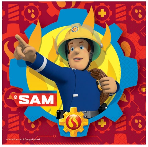 Feuerwehrmann Sam - Servietten 20er Pack