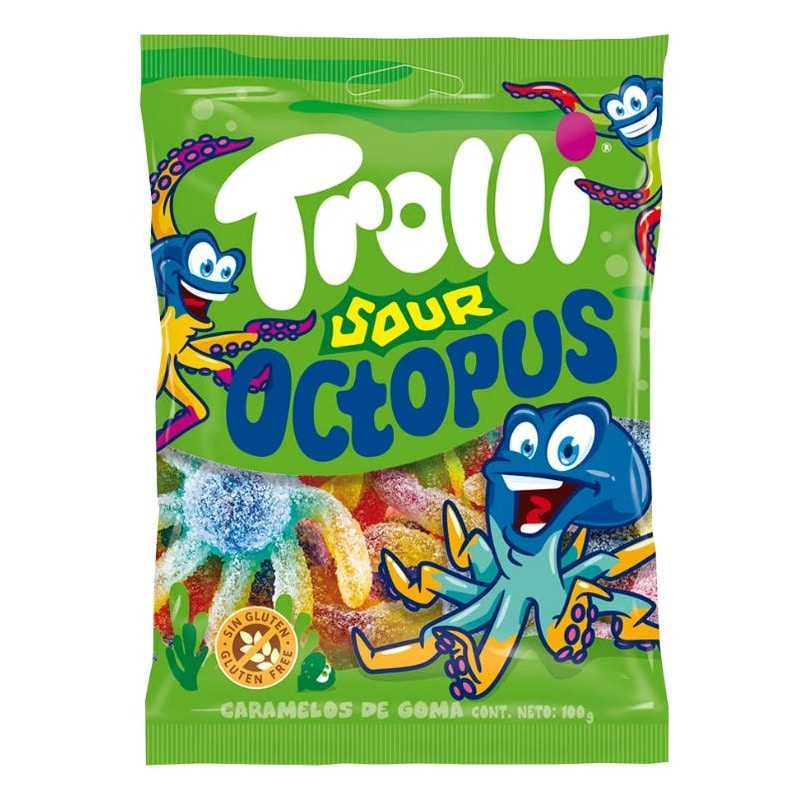 Trolli - Saure Octopus 100 Gramm