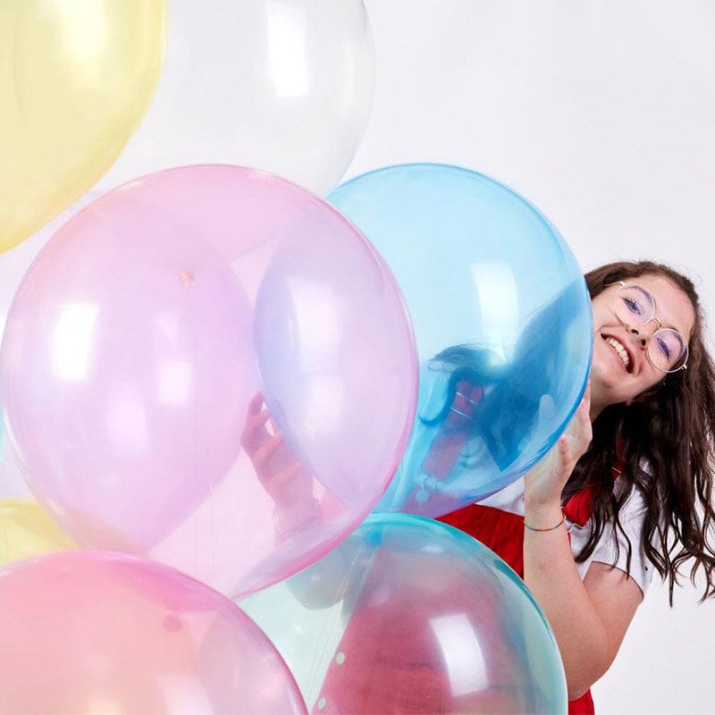 Luftballons - Crystal Pastellregenbogen 48 cm 25er-Pack