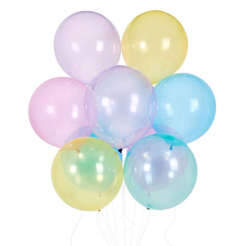 Luftballons - Crystal Pastellregenbogen 48 cm 25er-Pack