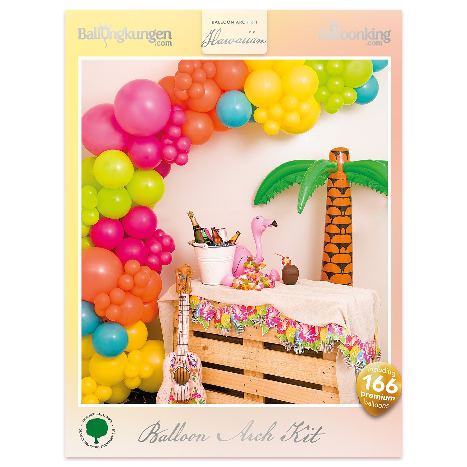 DIY Ballonbogen Hawaiian