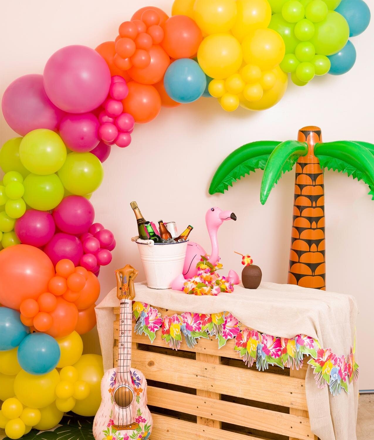 DIY Ballonbogen Hawaiian