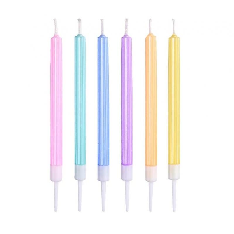 Kerzen - Pastell Metallic 6er-Pack