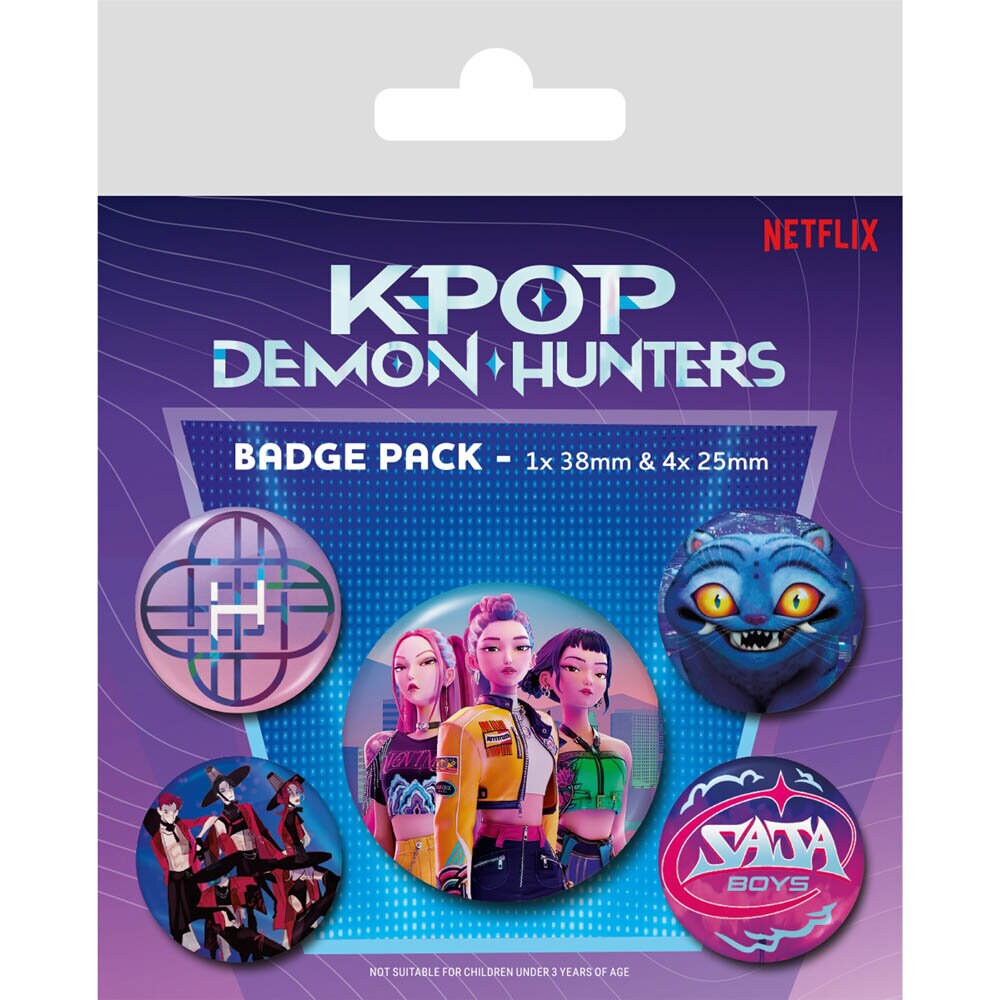 K-Pop Demon Hunters Ansteckbuttons 5er-Pack